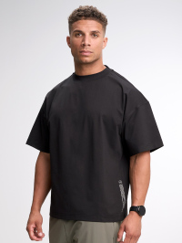 Men's Casual Versatile Letter Print Oversized Sports T-Shirt