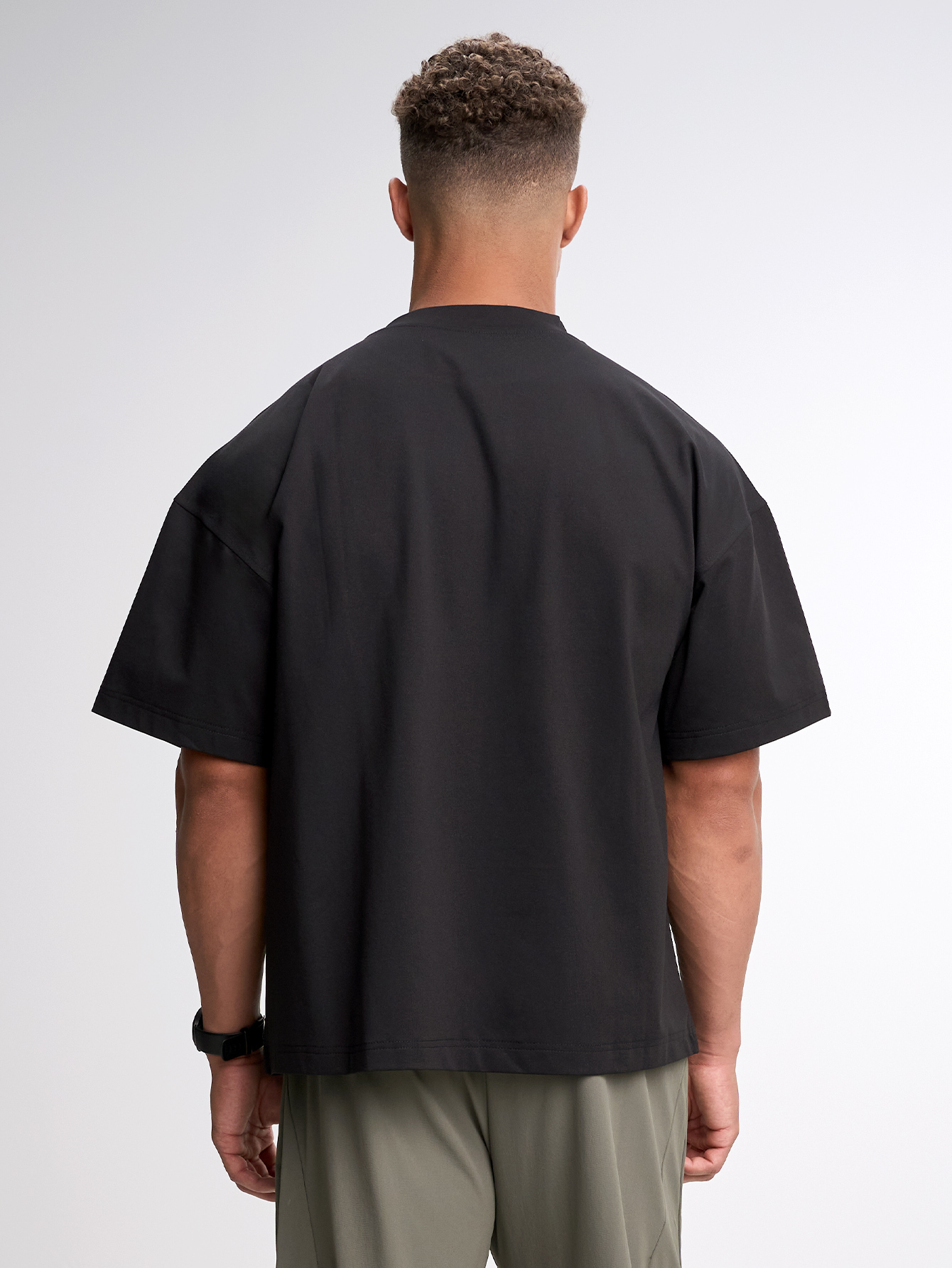 Men's Casual Versatile Letter Print Oversized Sports T-Shirt