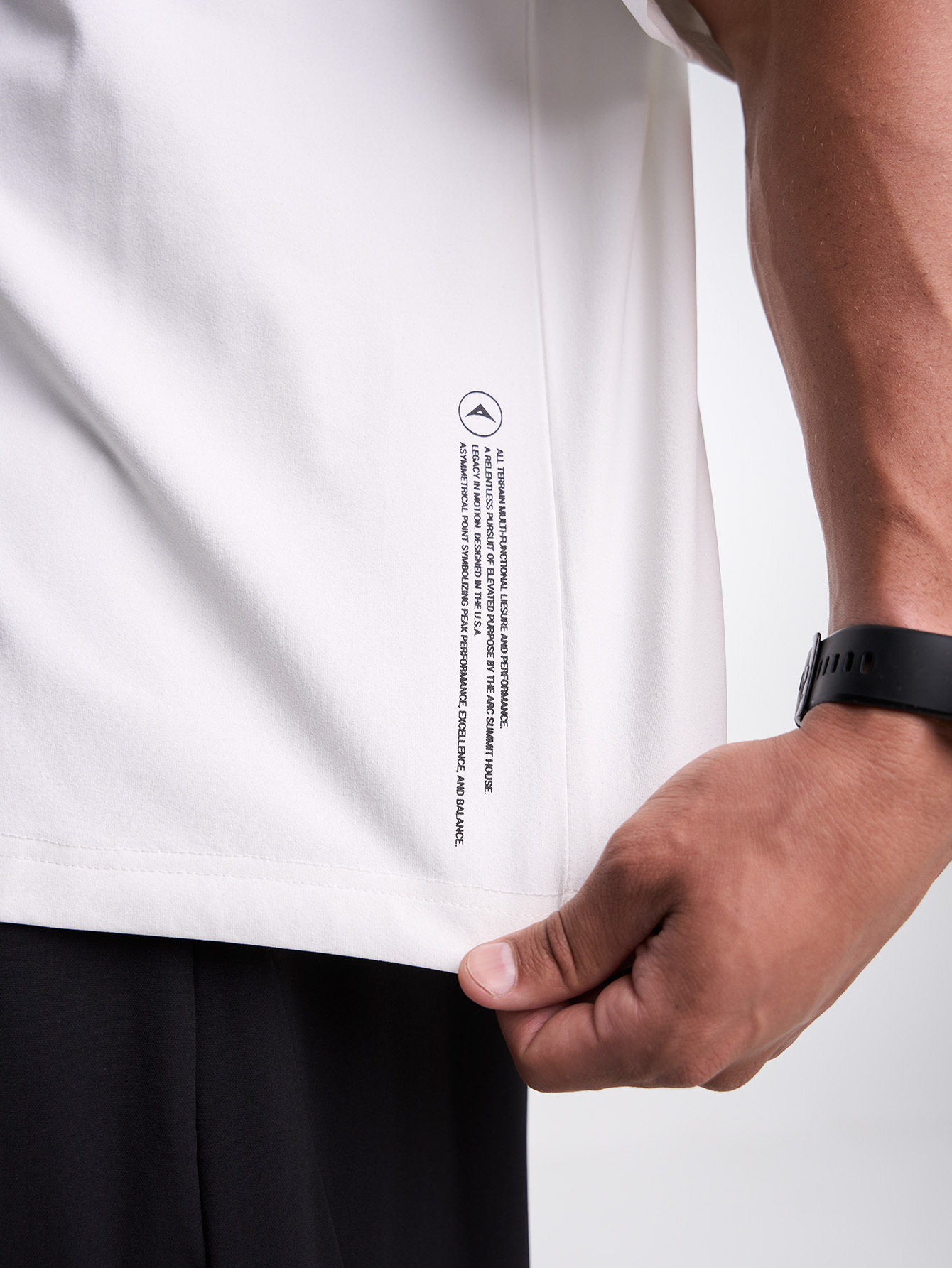 Men's Casual Versatile Letter Print Oversized Sports T-Shirt