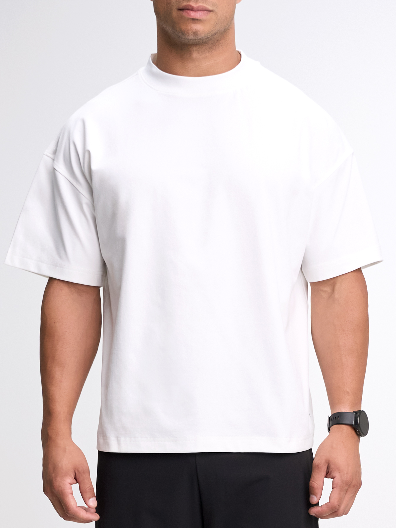 Men's Casual Versatile Letter Print Oversized Sports T-Shirt