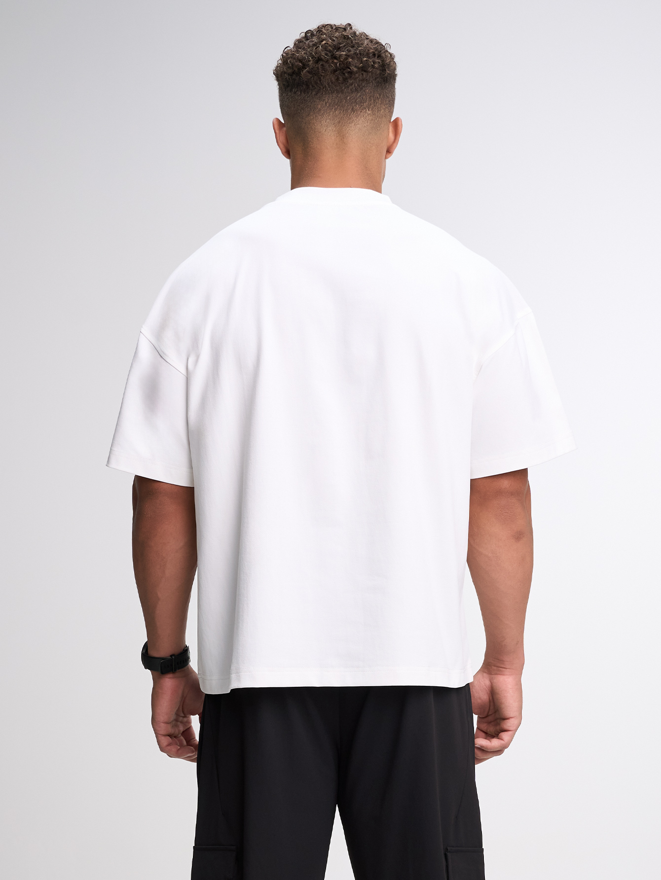 Men's Casual Versatile Letter Print Oversized Sports T-Shirt