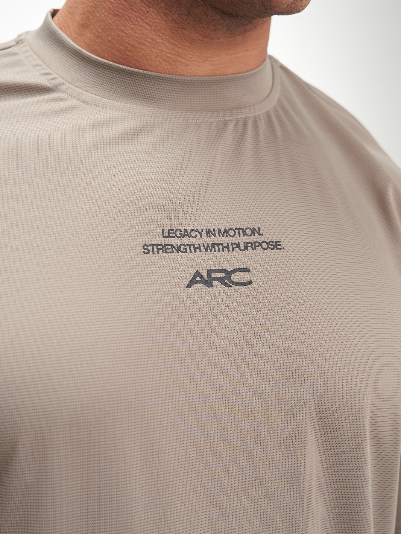 ARC Activewear Oversized T-Shirt Lightweight Breathable High Elastic Fitness Boyfriend Style Top Gym Outdoor Daily