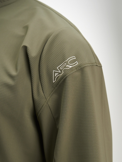 Men's Letter Print Zipper Placket Long Sleeve Outdoor T-Shirt