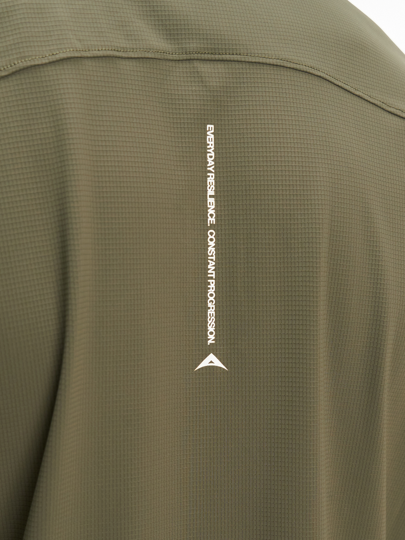 Men's Letter Print Zipper Placket Long Sleeve Outdoor T-Shirt