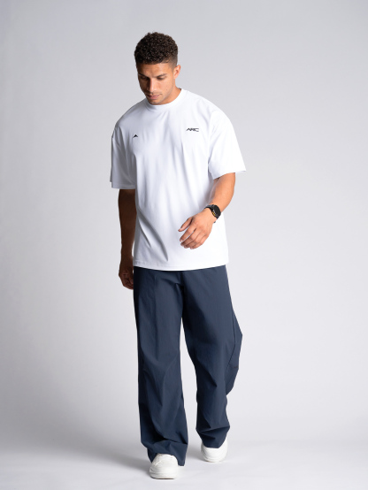 Reflect Wide Leg Pant - Mid Navy - Blue