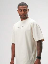 Men's Letter Print Round Neck Short Sleeve Casual Versatile T-Shirt, Summer