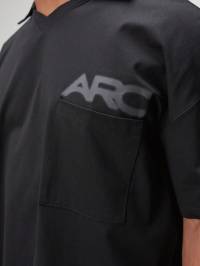 ARC Activewear Oversized Long Sleeve T Shirt Performance Top Gym Workout Jersey Polo