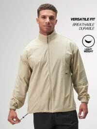 ARC Activewear Full Zip Sweater Jacket Performance Top Gym Workout Long Sleeve Track Suit