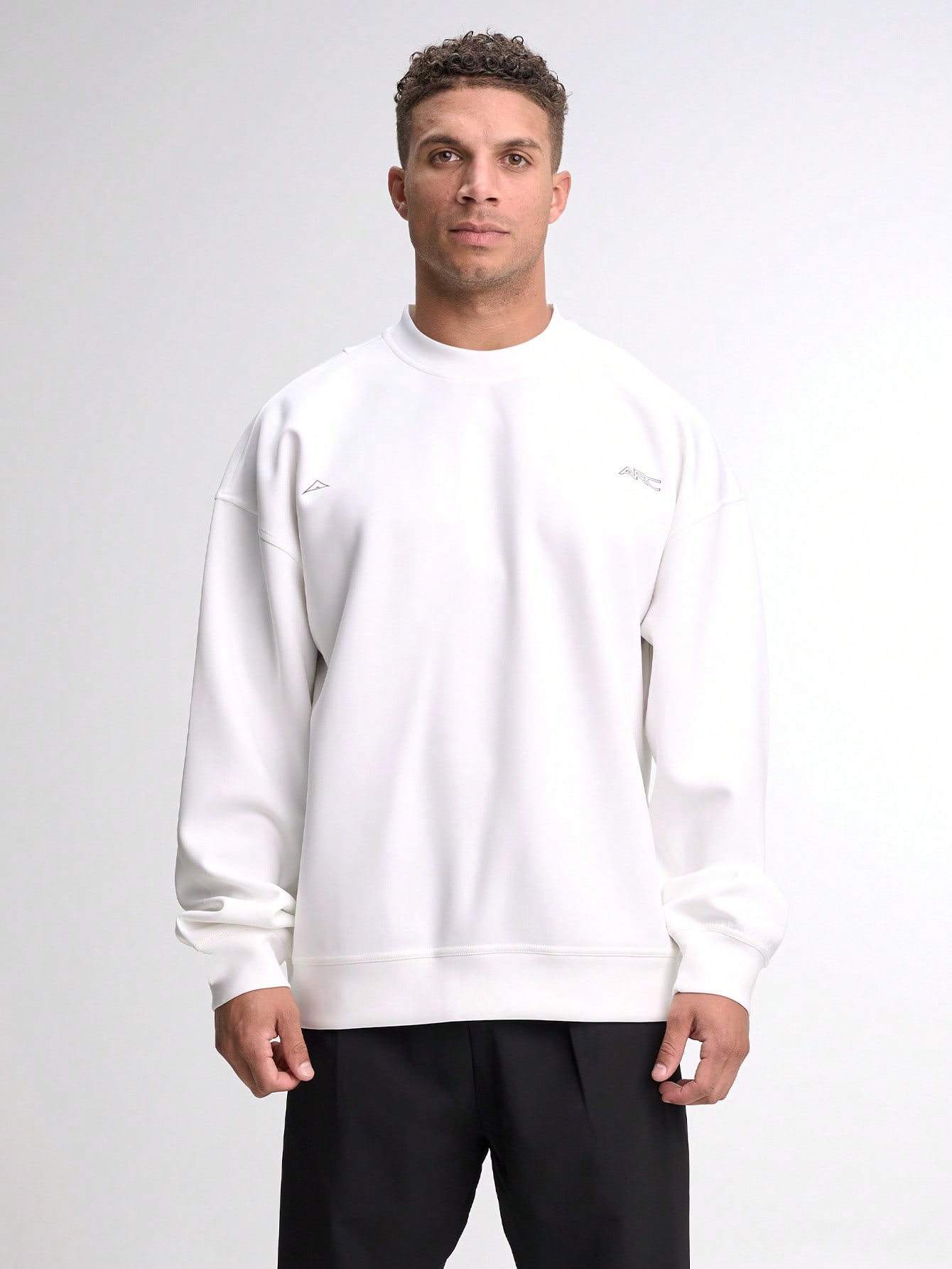 ARC Men's Casual Versatile Crew Neck Sweatshirt