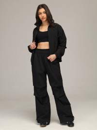 Sigmas Women's Woven Track Straight Leg Pant