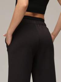 Sigmas Women's Doubel Faced Pintuck Straight Leg Sweatpant