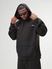 ARC Activewear Oversized Hoodie Performance Top Gym Workout Jacket Pullover