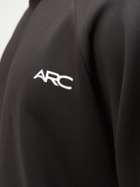 ARC Men's Letter Printed Hooded Casual Pullover Long Sleeve Sweatshirt With Pocket Oversized Hoodie , Fall