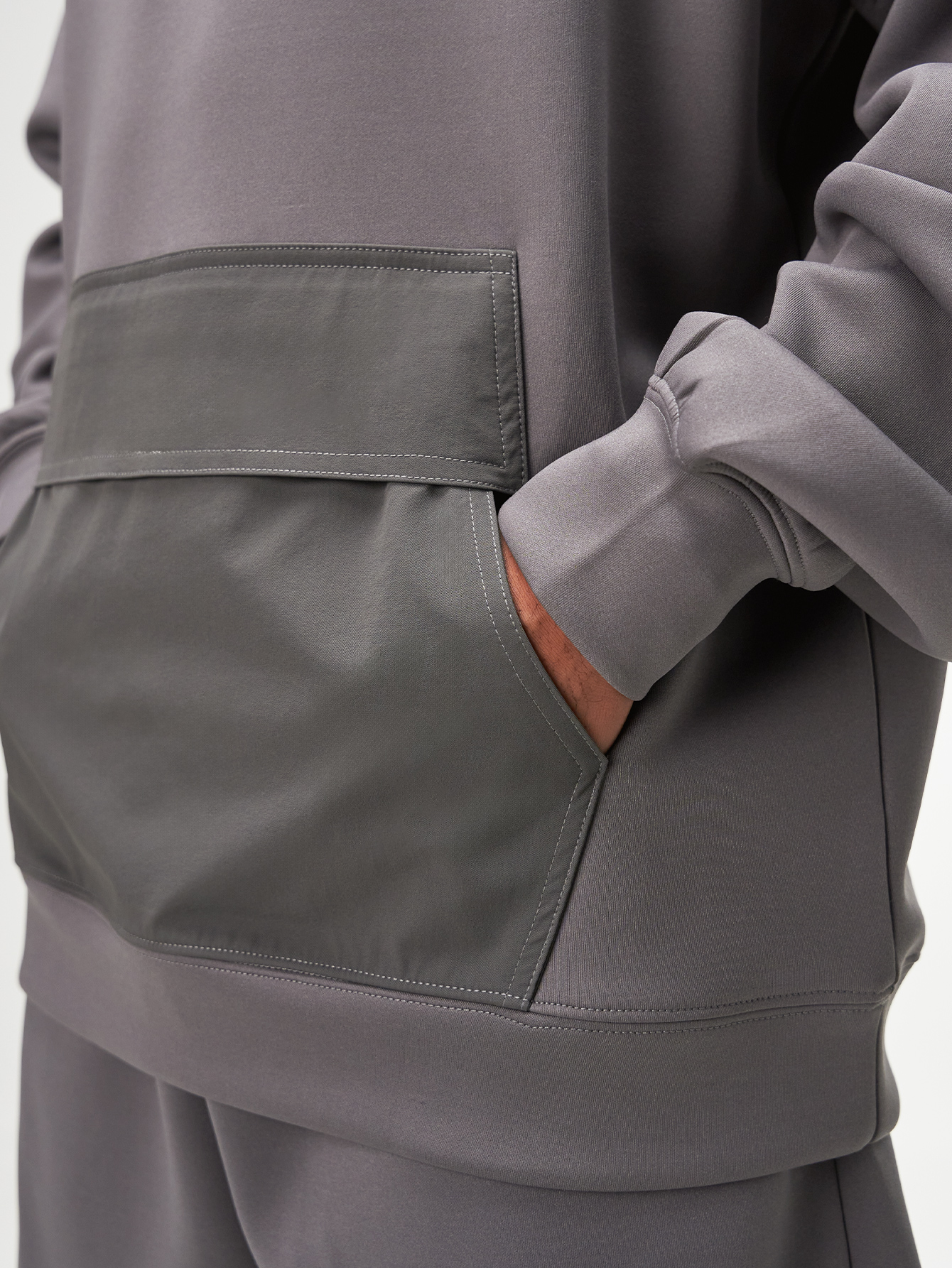 ARC Men's Letter Printed Hooded Casual Pullover Long Sleeve Sweatshirt With Pocket Hoodie Mengrey Hoodiemen Oversized Hoodieromwe Men Hoodie