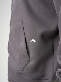 Arc Men'S Casual Oversized Fit Drop Shoulder Drawstring Zip Up Hoodies Loose Sweatshirt, Autumn/Winter