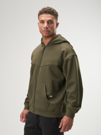 Arc Men'S Casual Oversized Fit Drop Shoulder Drawstring Zip Up Hoodies Loose Sweatshirt, Autumn/Winter