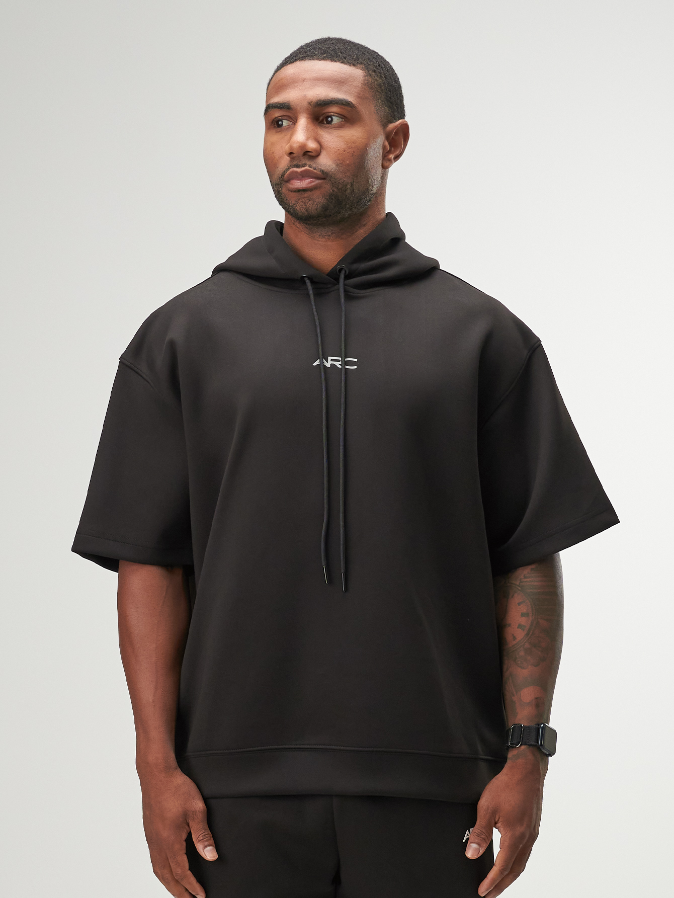 Arc Men'S Loose Fit Oversized Losse Fit Drop Shoulder Sleeveless Drawstrings Hoodies, Great Gift For Husband Or Boyfriend