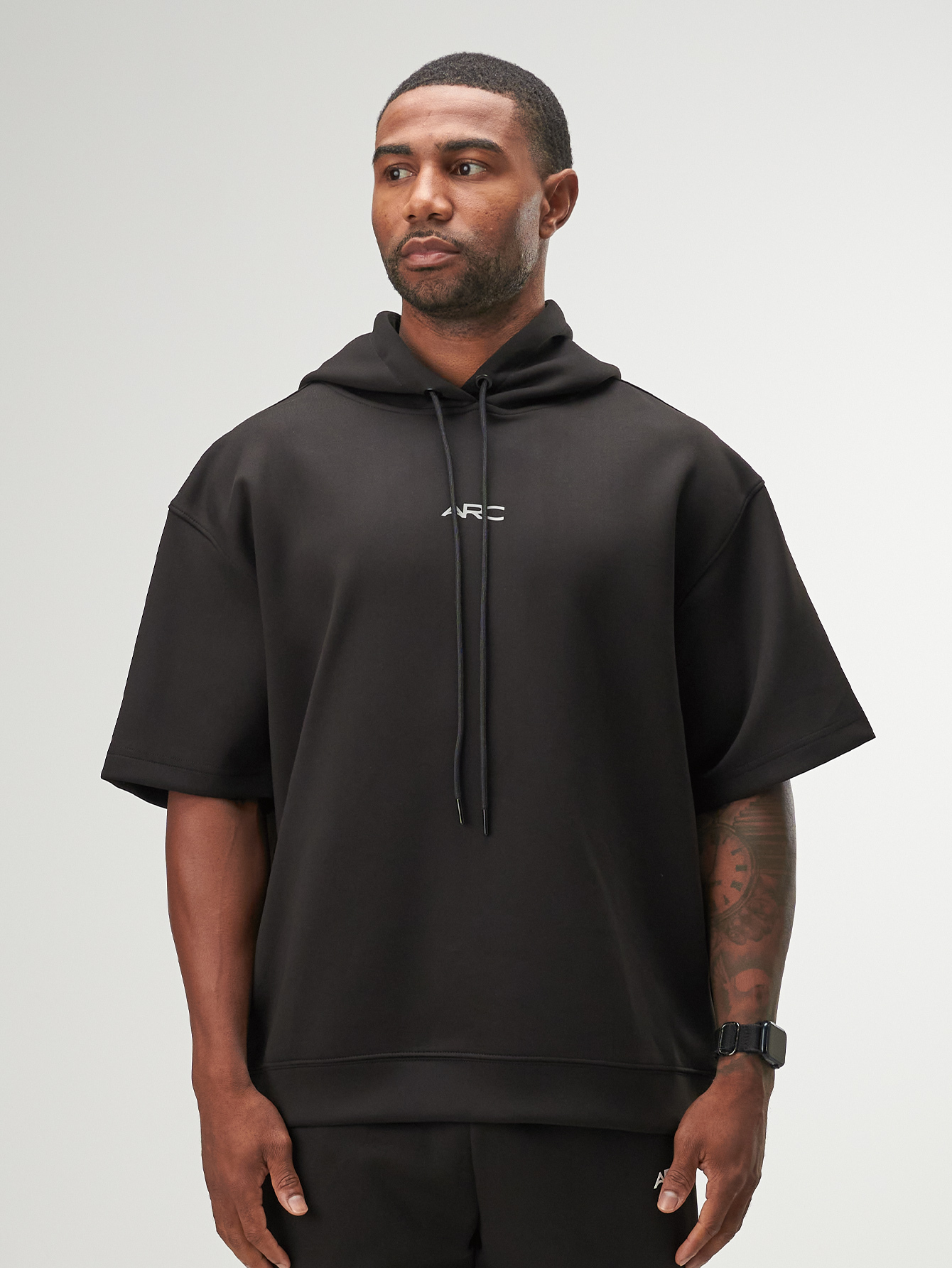 Arc Men'S Loose Fit Oversized Losse Fit Drop Shoulder Sleeveless Drawstrings Hoodies, Great Gift For Husband Or Boyfriend