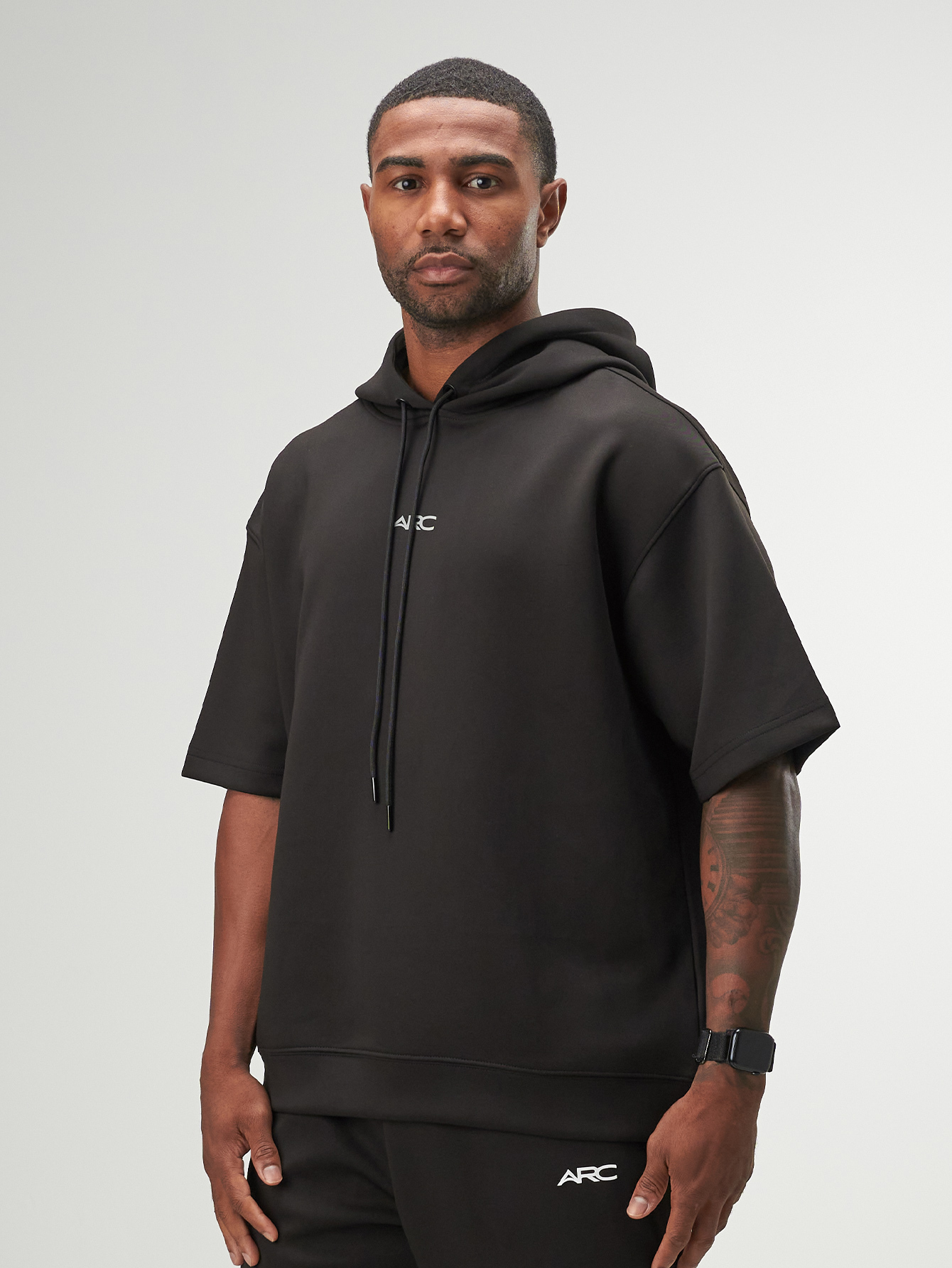 Arc Men'S Loose Fit Oversized Losse Fit Drop Shoulder Sleeveless Drawstrings Hoodies, Great Gift For Husband Or Boyfriend