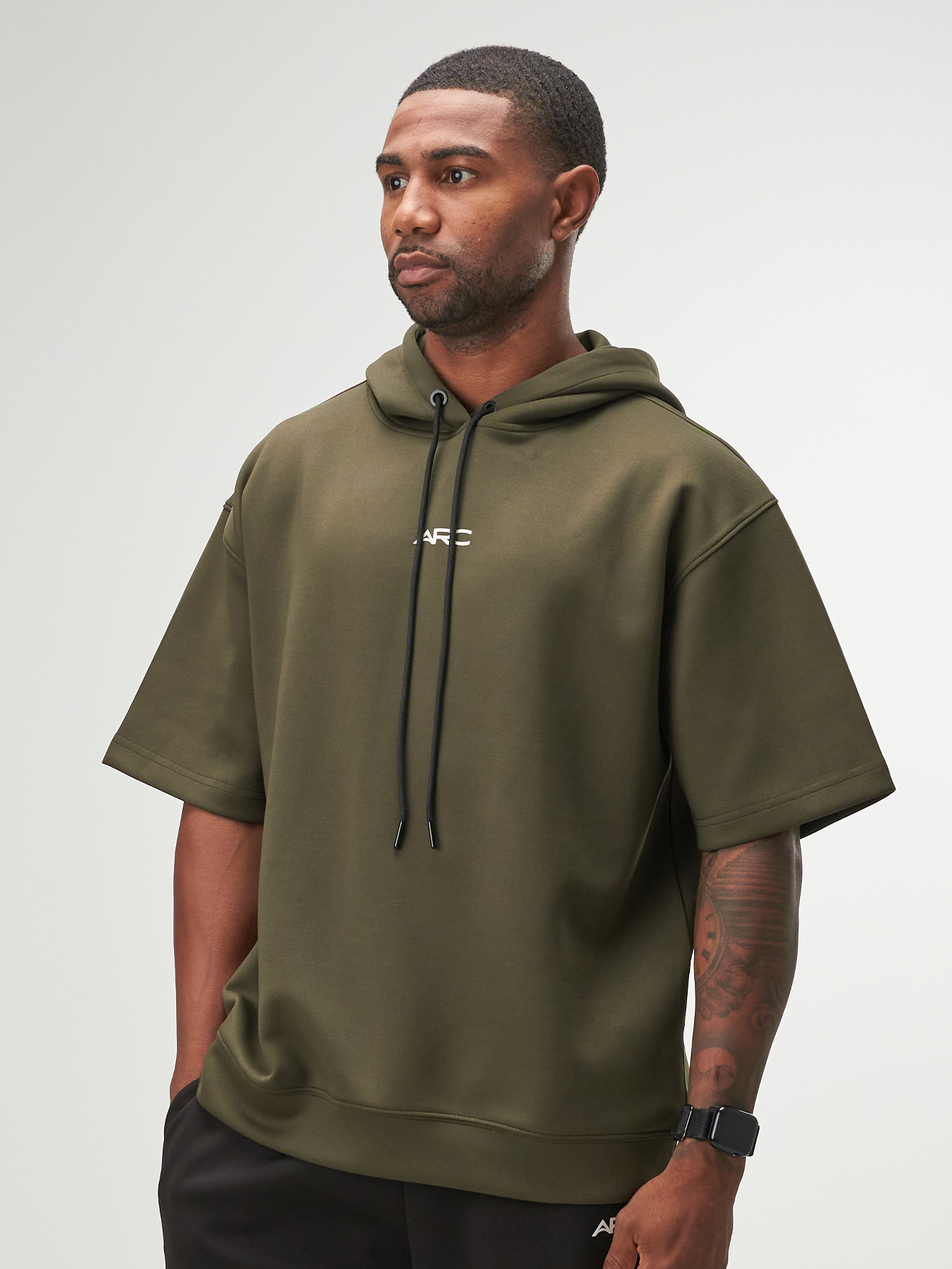 Arc Men'S Loose Fit Oversized Losse Fit Drop Shoulder Sleeveless Drawstrings Hoodies, Great Gift For Husband Or Boyfriend