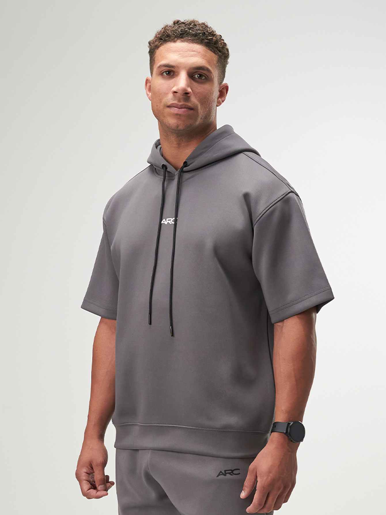 Arc Men'S Loose Fit Oversized Losse Fit Drop Shoulder Sleeveless Drawstrings Hoodies, Great Gift For Husband Or Boyfriend