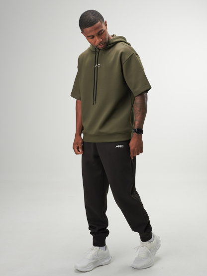 Arc Men'S Loose Fit Oversized Losse Fit Drop Shoulder Sleeveless Drawstrings Hoodies, Great Gift For Husband Or Boyfriend