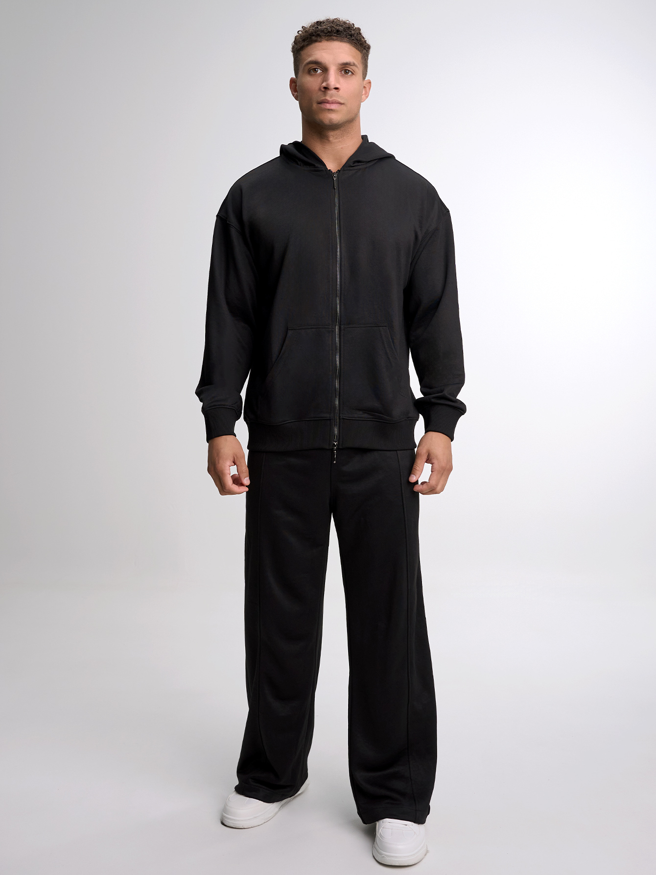 Stoneflow Full Zip Hoodie - Black