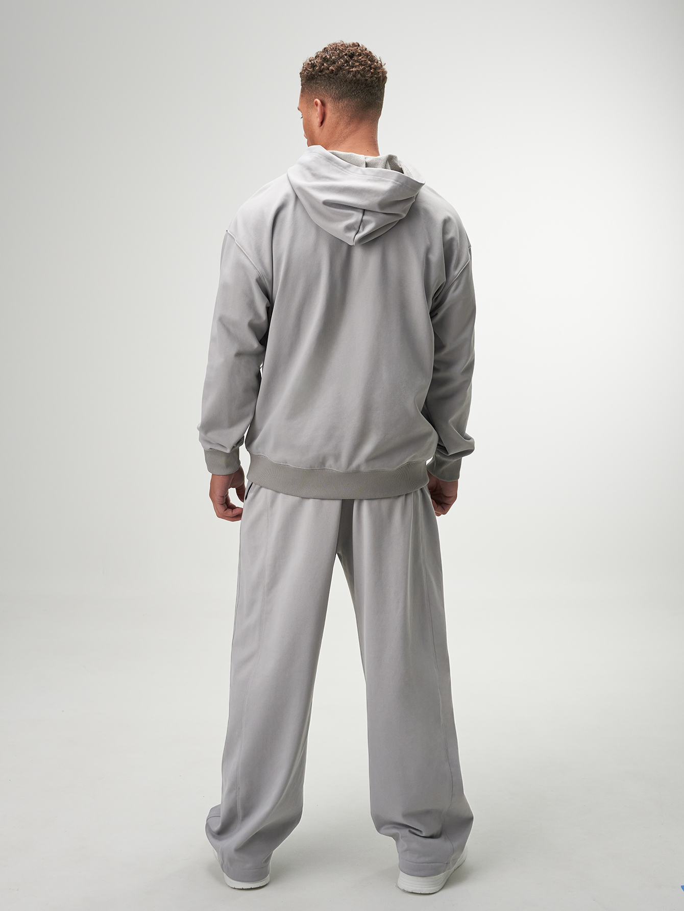 Arc Streetrush Men'S Street-Style Popular Ins Matching Basic Double Pocket Double Zipper Sweatshirt Sweatshirt, Casual Wear, Boyfriend/Husband Gift, Anniversary Gift, Mens Double Way Zip Up Hoodies