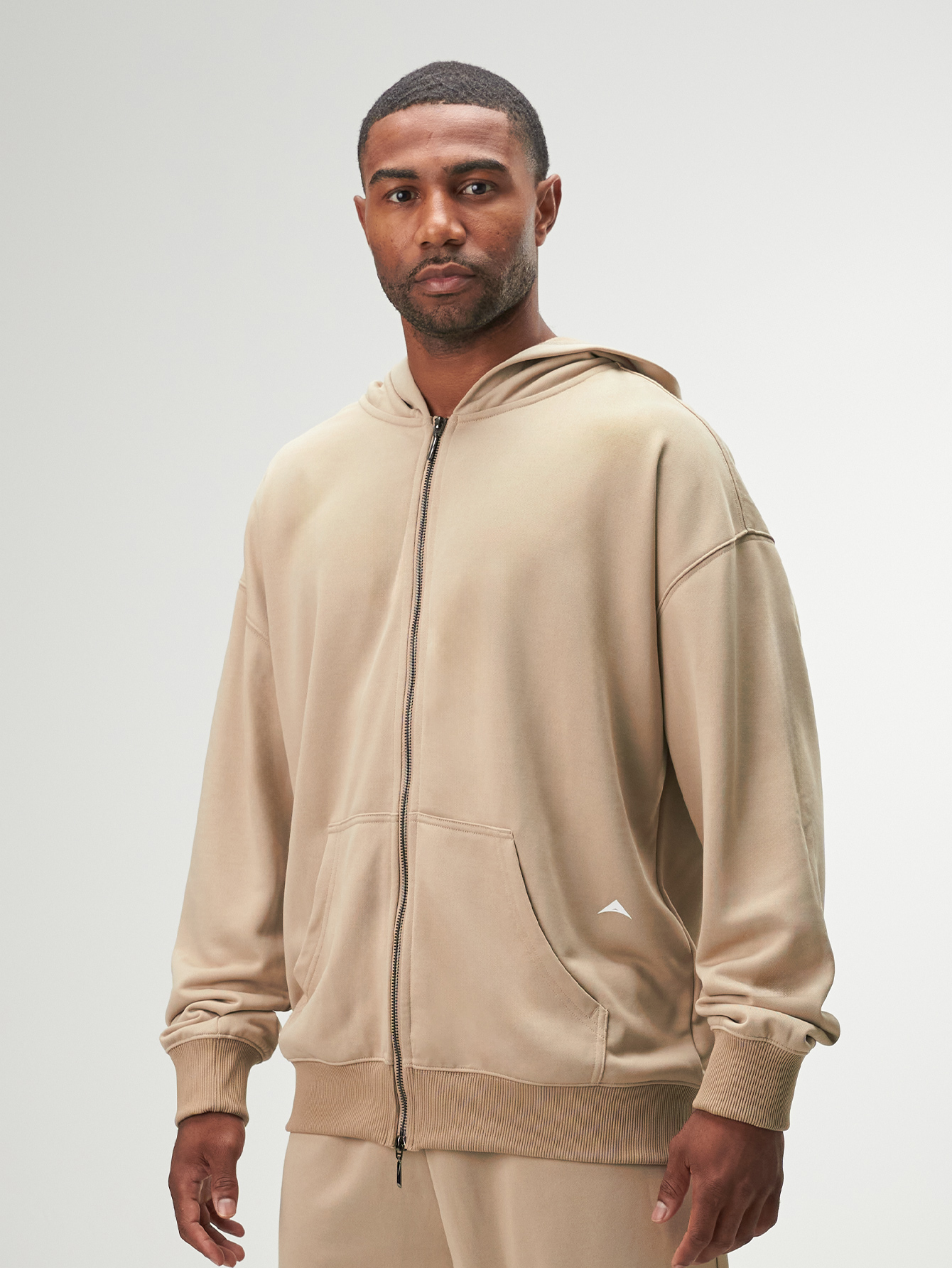 Arc Streetrush Men'S Street-Style Popular Ins Matching Basic Double Pocket Double Zipper Sweatshirt Sweatshirt, Casual Wear, Boyfriend/Husband Gift, Anniversary Gift, Mens Double Way Zip Up Hoodies