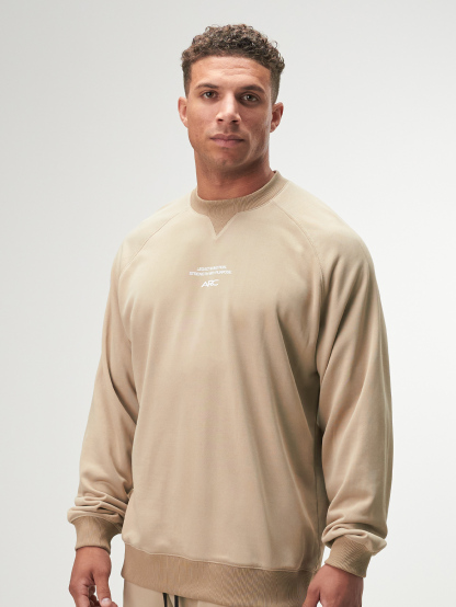 Men'S Casual Raglan Long Sleeve Crew Neck Sweatshirt, Autumn, Casual Wear, Boyfriend/Husband Gift, Anniversary Gift