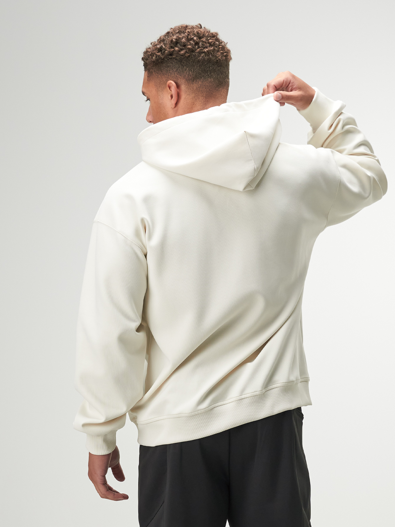 ARC Activewear Oversized Hoodie Performance Top Gym Workout Jacket Pullover