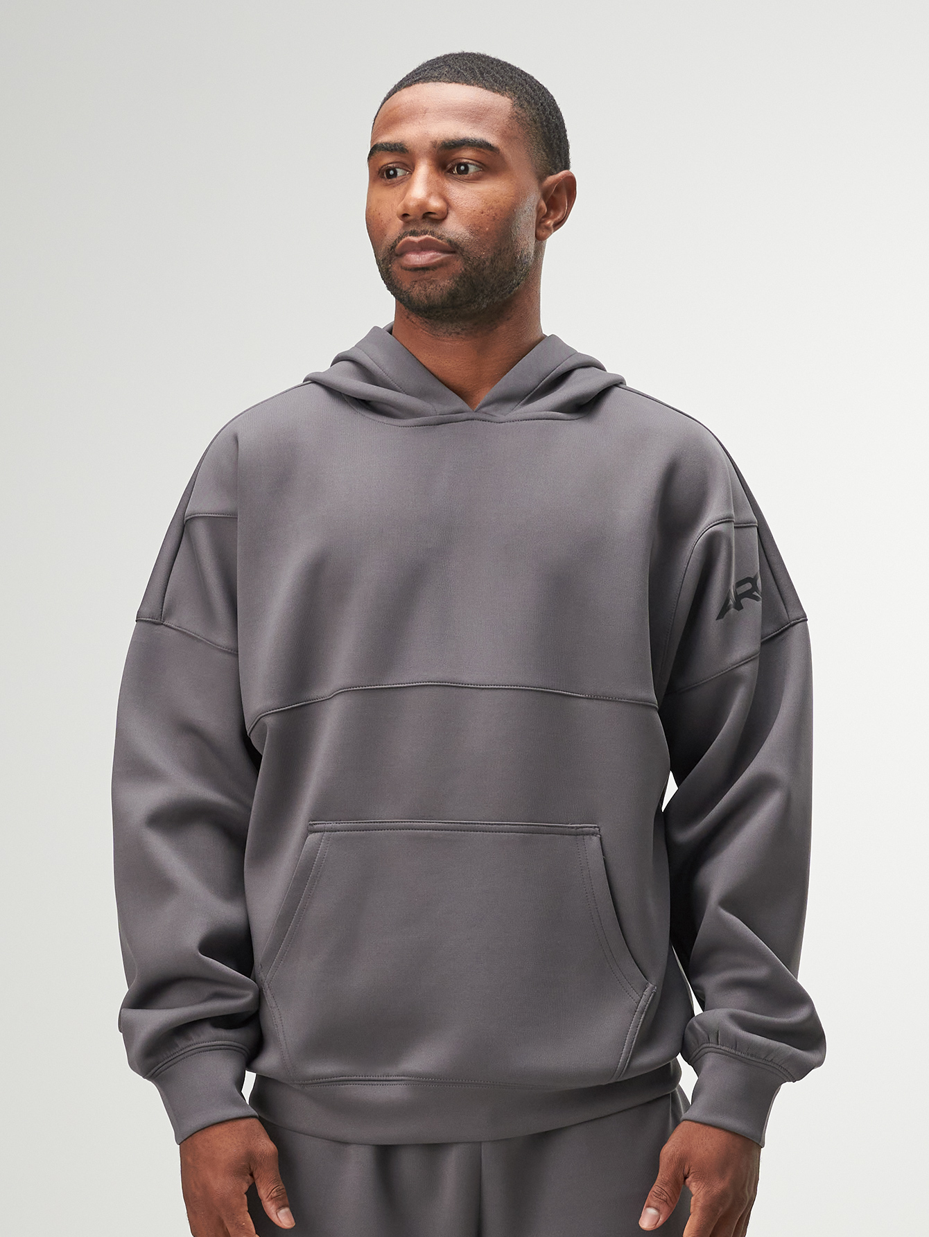 Arc Men'S Oversized Fit Drop Shpulder Hoodie With Pockets, Long Sleeve Casual Sweatshirt For Spring And Autumn, Suitable For Casual, Commuting, Outdoor Activities, Holidays, Great Gift For Husband Or Boyfriend