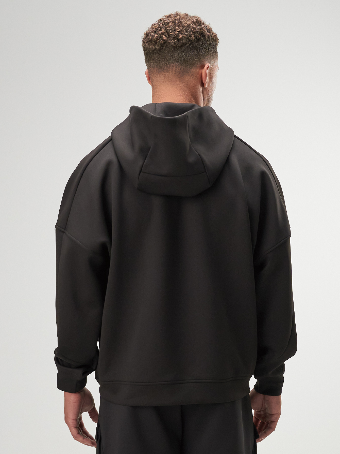 Men's Casual Solid Color Hoodie, Versatile