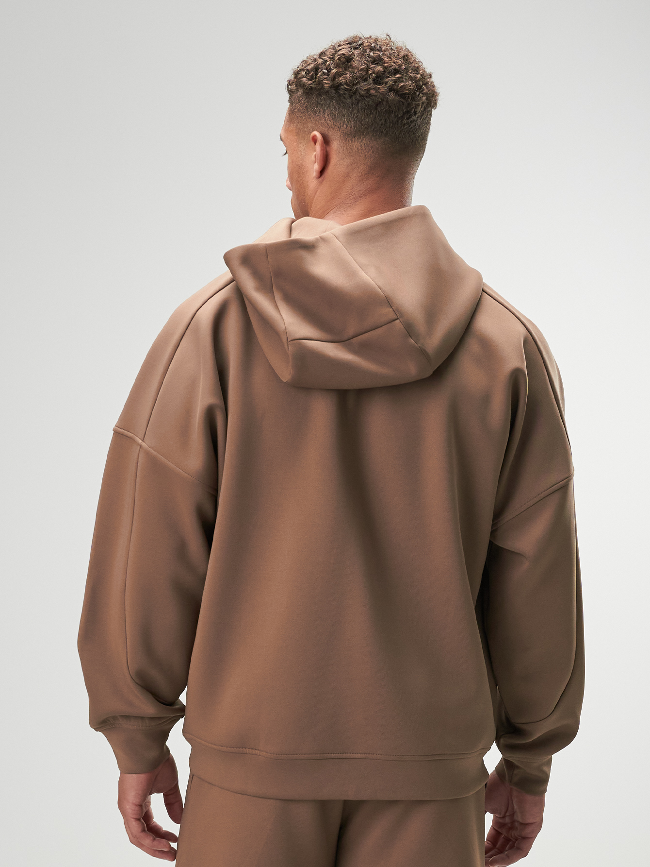 Men's Casual Solid Color Hoodie Autumn Fall Comfortable Sweatshirt Tracksuit