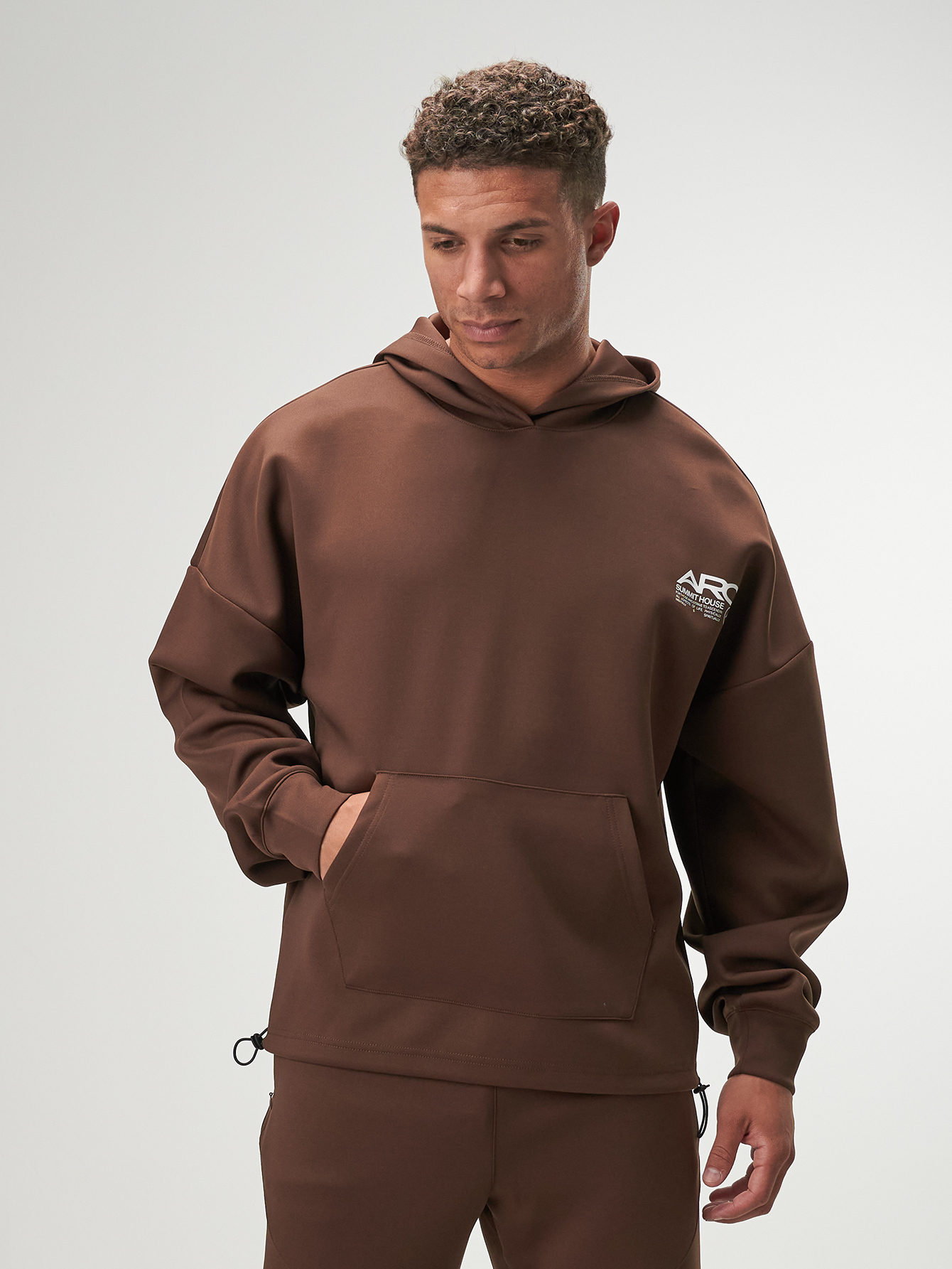 Men's Casual Versatile Letter Print Hoodie Sweatshirt