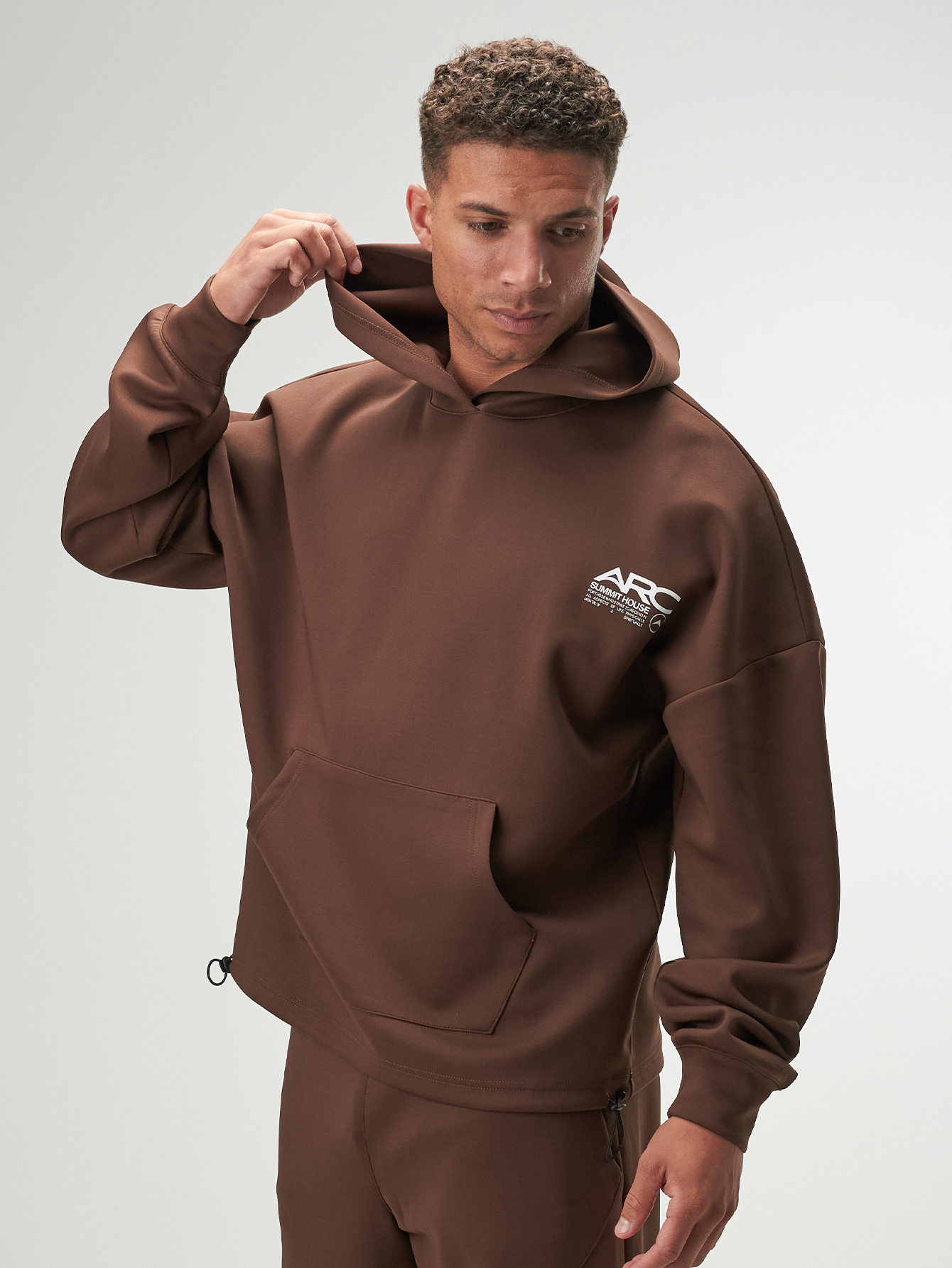 Men's Casual Versatile Letter Print Hoodie Sweatshirt