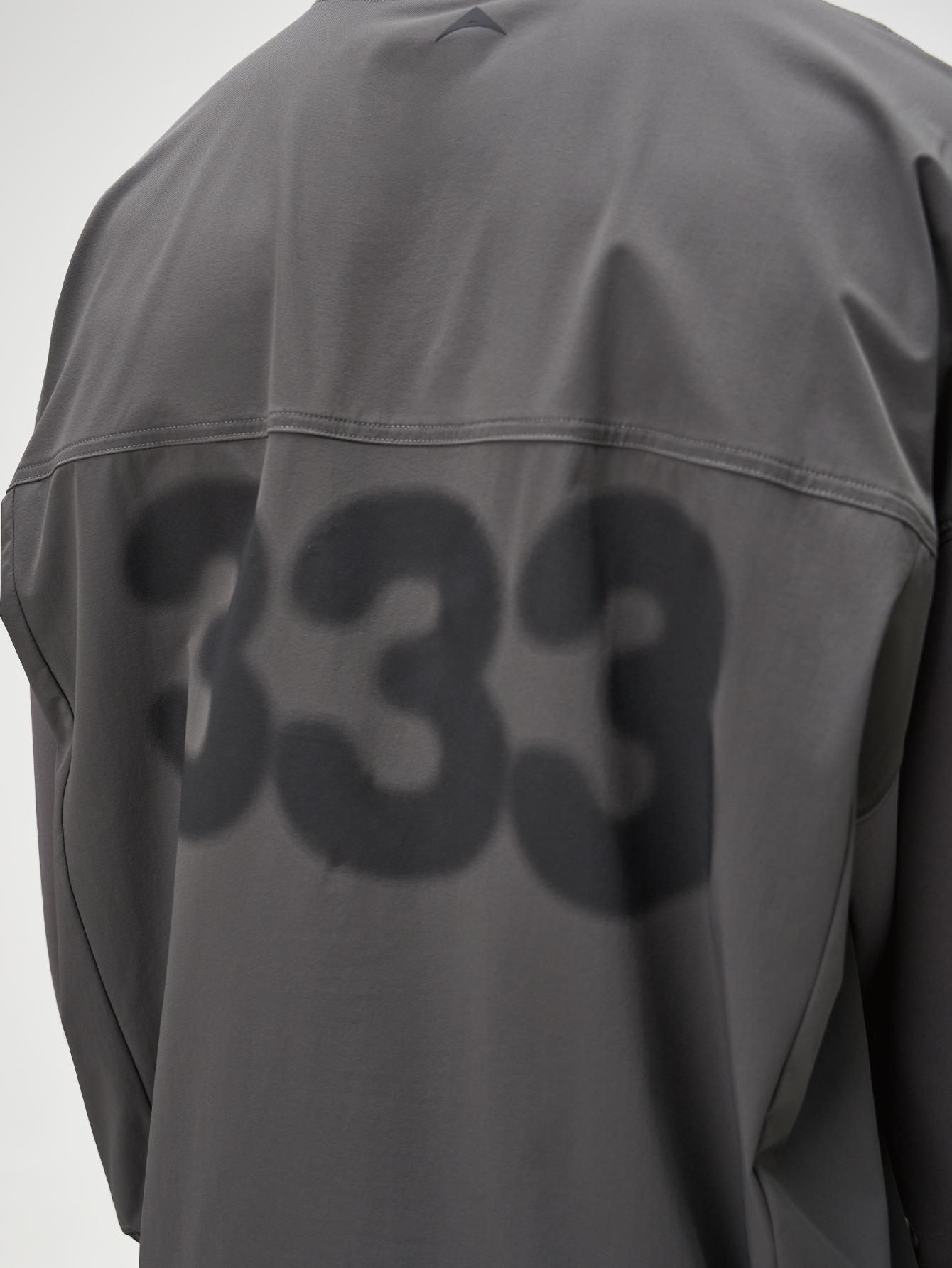 Men's Casual Versatile Simple Gray Crew Neck Sweatshirt