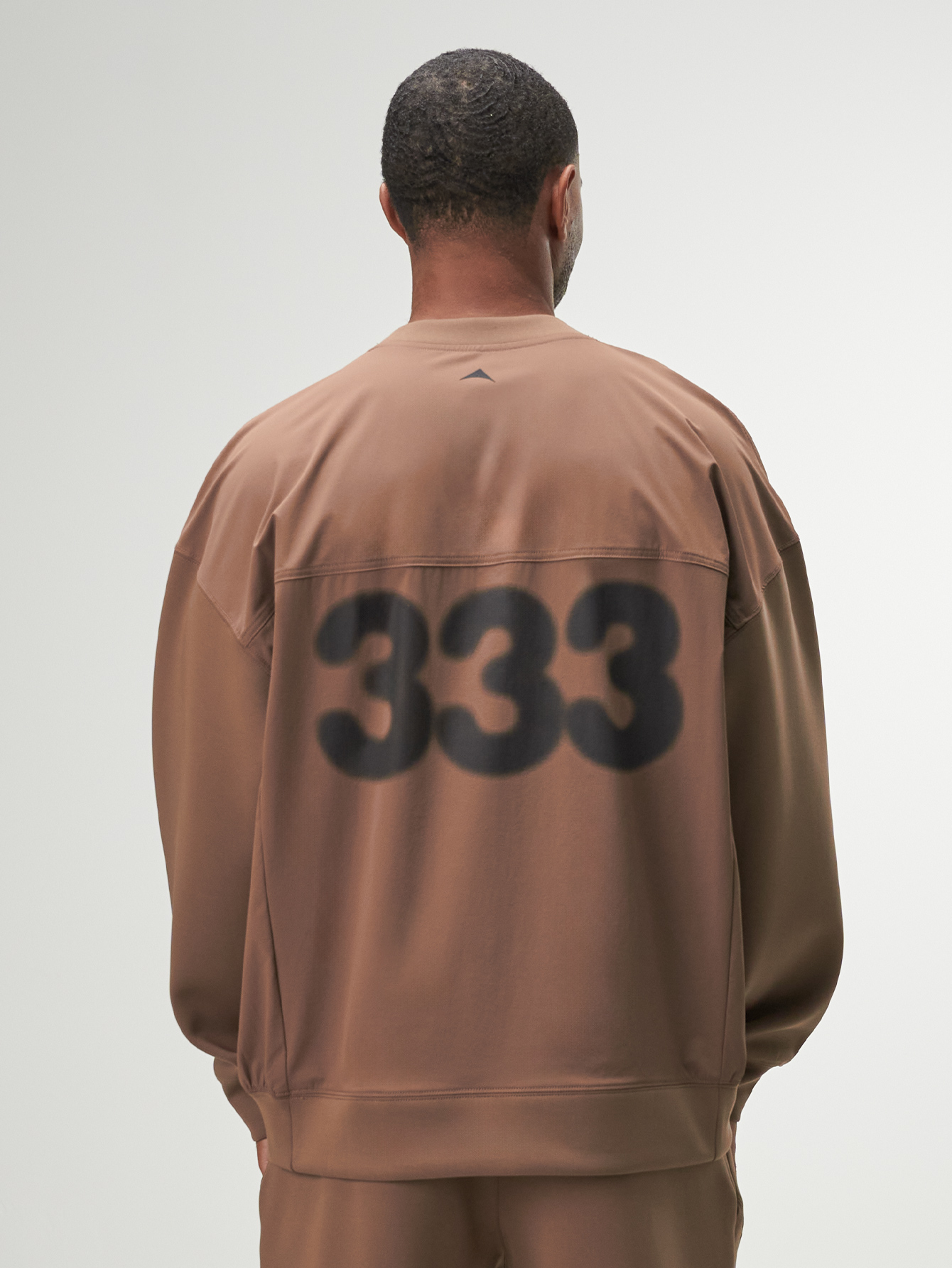 Men's Casual Letter Print Drop Shoulder Crew Neck Sweatshirt, Autumn