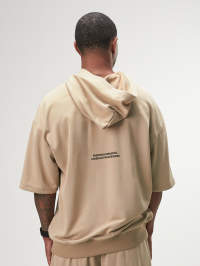 ARC Men's Casual Versatile Letter Print Hoodie T-Shirt