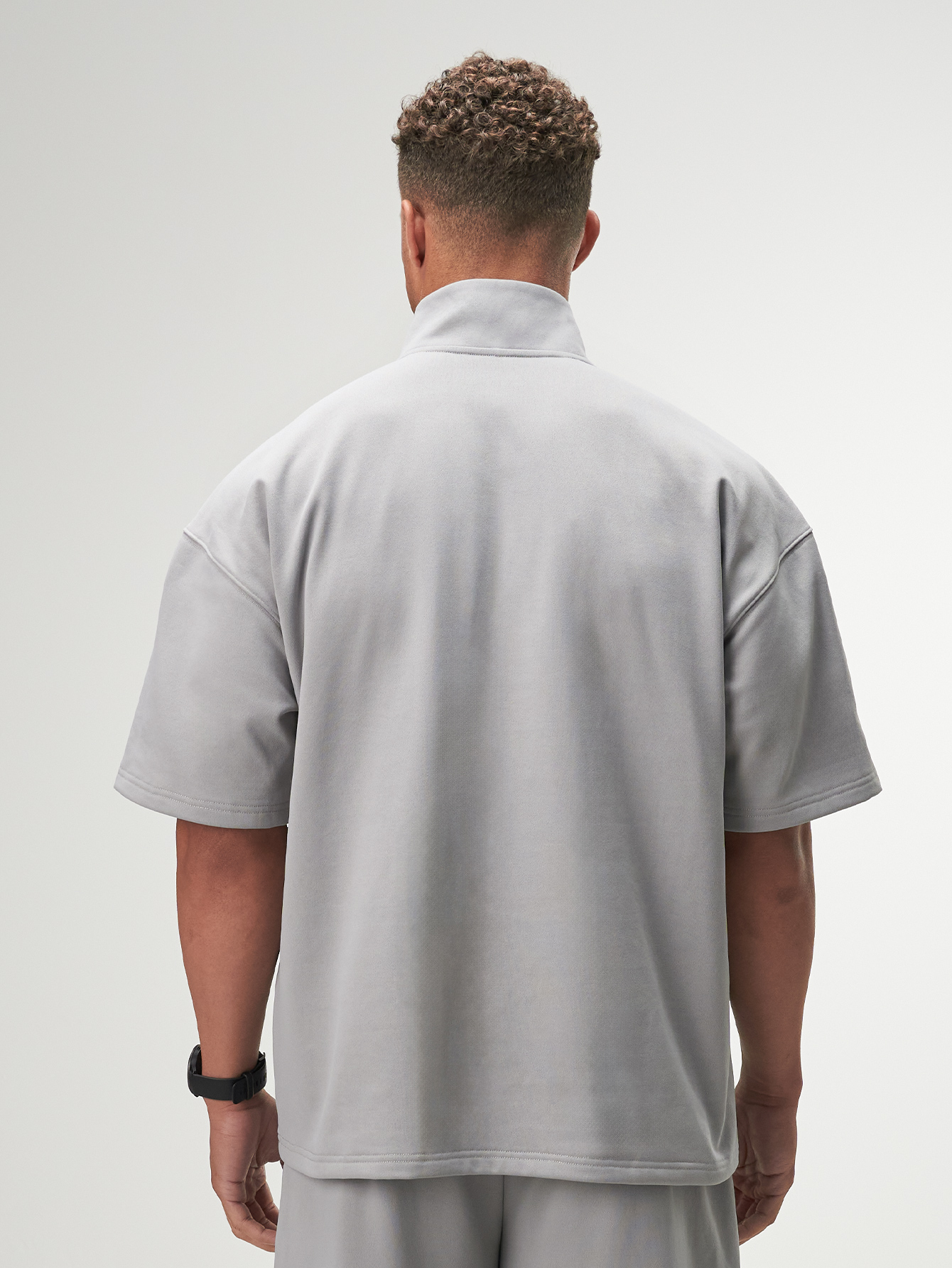 ARC Activewear 1/4 Zip Sweater Performance Top Gym Workout Short Sleeve