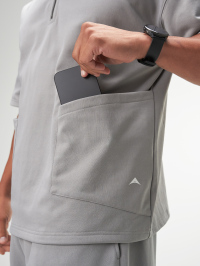 ARC Activewear 1/4 Zip Sweater Performance Top Gym Workout Short Sleeve