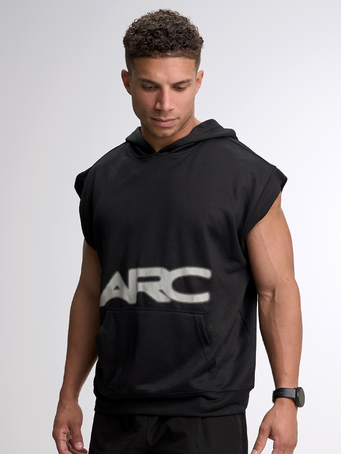Element Cap Sleeve Hoodie - Black