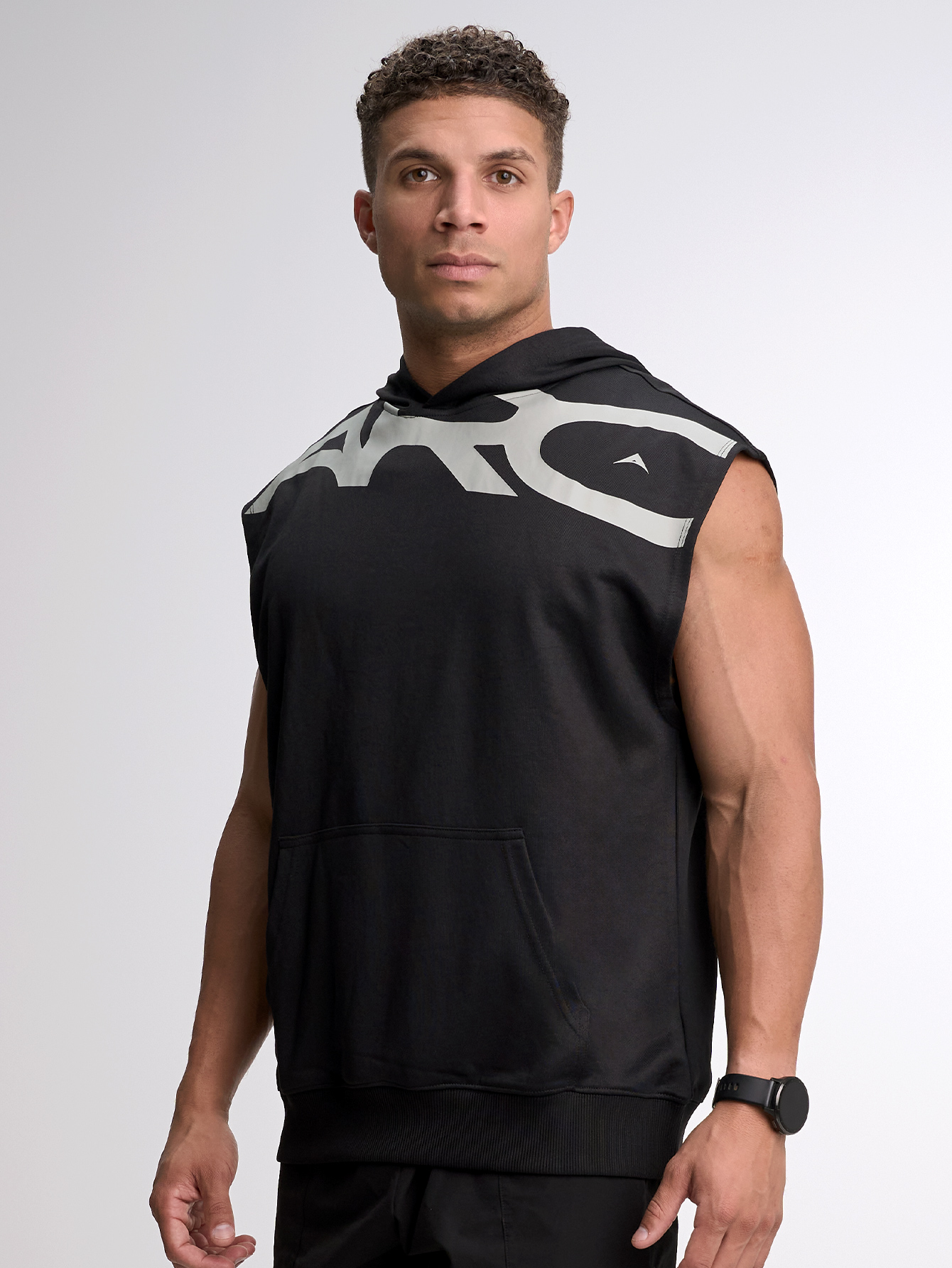 Evolve Cap Sleeve Hoodie - Black