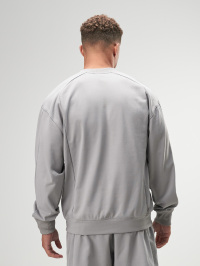 ARC-2028 Men's Casual Versatile Letter Print Sweatshirt, Grey