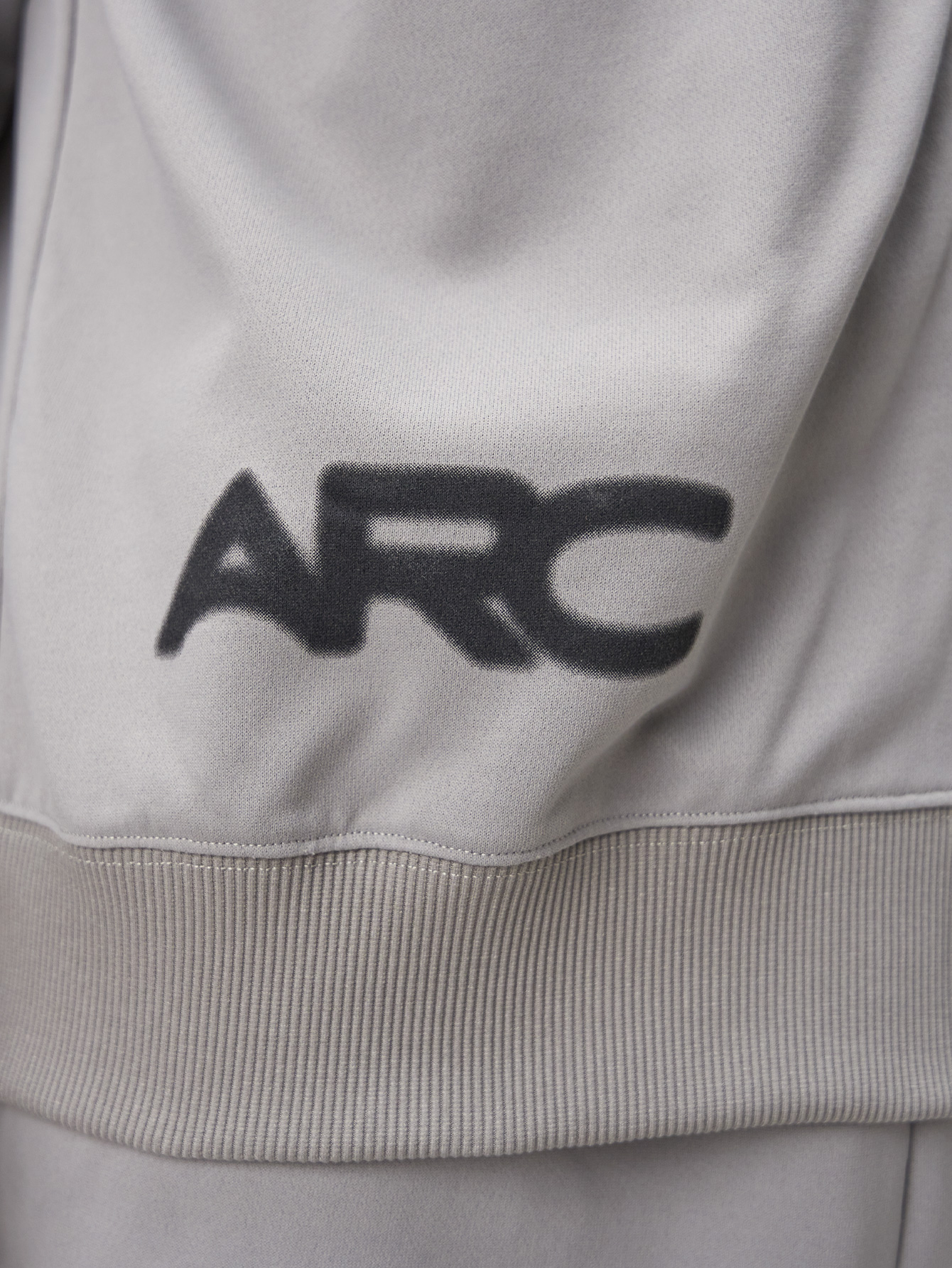 ARC Activewear Oversized Full Zip Hoodie Performance Top Gym Workout Jacket Pullover