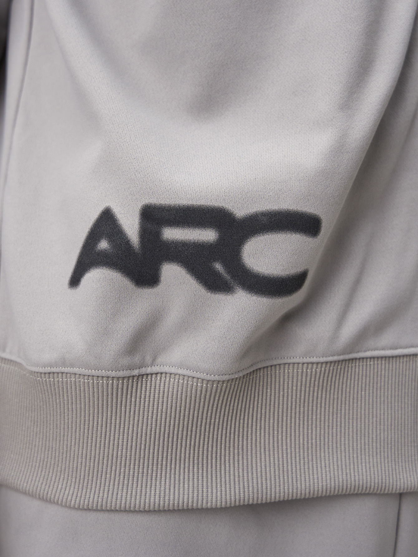 ARC Activewear Oversized Full Zip Hoodie Performance Top Gym Workout Jacket Pullover