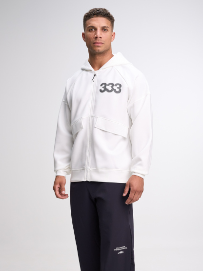 Men's Letter Print Raglan Sleeve Pocket Hoodie Sweatshirt
