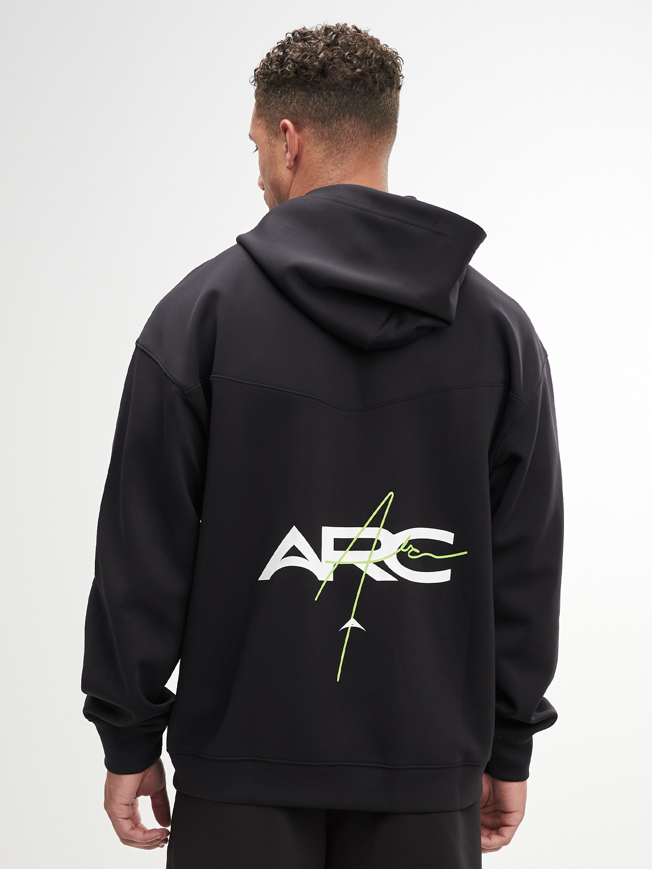 ARC Men's Oversized Boyfriend Cardigan Confident Streetwear Lifestyle Breathable With Pockets Hoodie