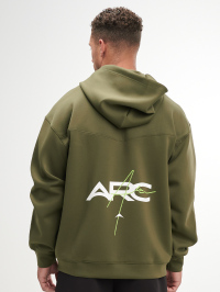 ARC Men's Oversized Boyfriend Cardigan Confident Streetwear Lifestyle Breathable With Pockets Hoodie