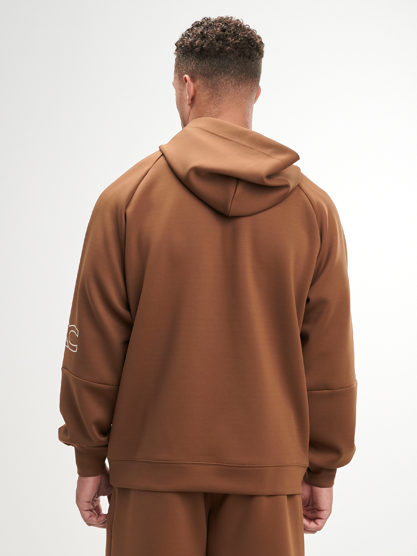 Men's Letter Print Raglan Sleeve Pocket Hoodie Sweatshirt